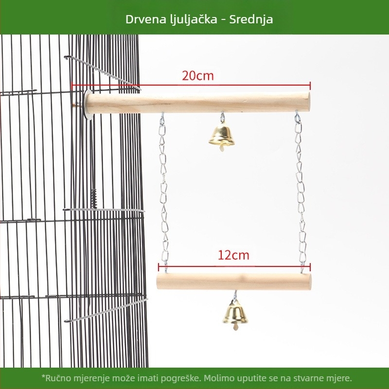 Pribor za igračke za ptice, božur, papiga, xuanfeng, masivni drveni stup za ljuljanje, kandža za brušenje, igračka, bodljikavi jasen, stup za ljuljanje