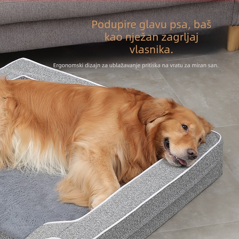 Kennel Four Seasons Univerzalna uklonjiva i periva sofa na razvlačenje za pse srednje i velike veličine, krevet za kućne ljubimce, bez sklopivog naslona, sofa tipa "boks"