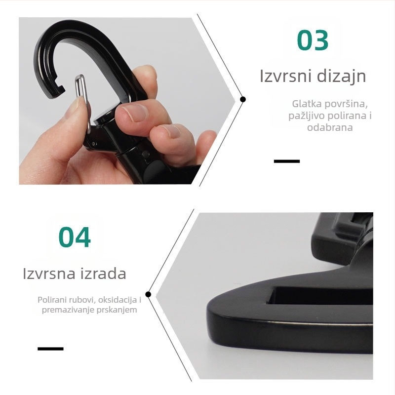 Amazon vruća kopča za sigurnost kućnih ljubimaca u automobilu, kopča za sigurnost pasa u automobilu, sigurnosna kuka protiv smetnji za putovanja na velike udaljenosti