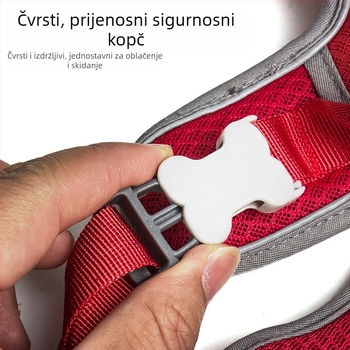 Prekogranični eksplozivno otporni vučni pojas za pse, prsluk za velike, srednje i male pseće kućne ljubimce, remen za prsa, uže za šetanje pasa na zalihi veleprodaja