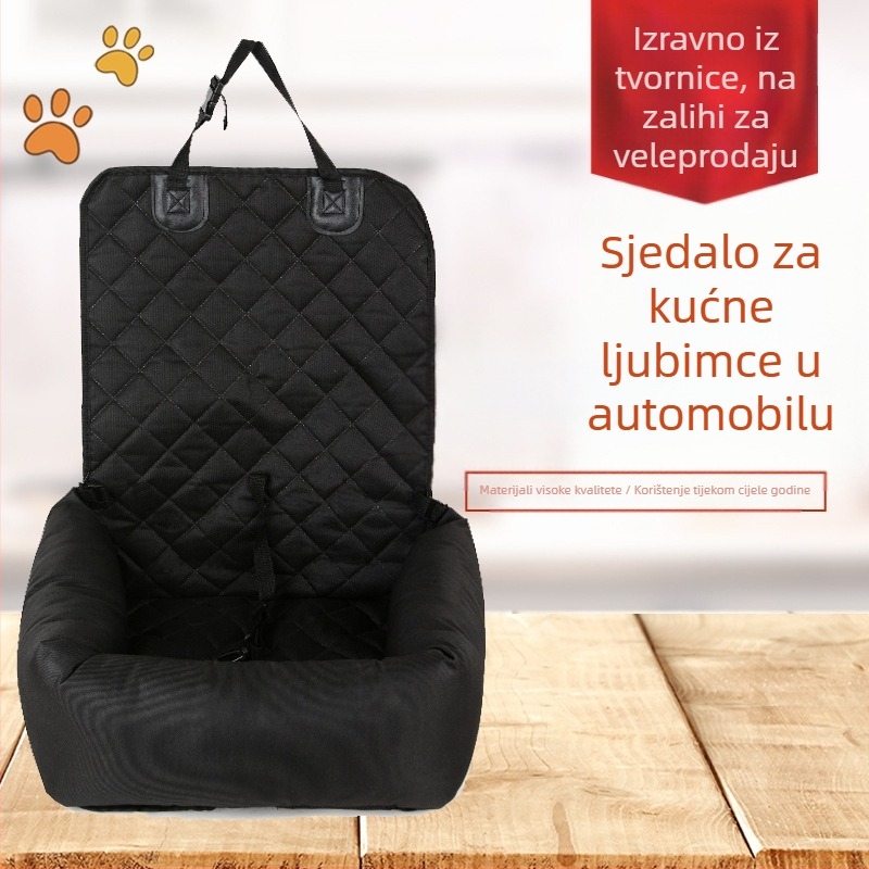 Autosjedalica za kućne ljubimce prozračna prijenosna putna torba za pse prostirka za stražnji red sjedala za kućne ljubimce gnijezdo na zalihi proizvođača