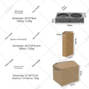 Zdjela za pse za podizanje kućnih ljubimaca, sklopiva posuda za sporu hranu, spora hrana, protiv gušenja, povišena zdjela za rižu, dvostruka zdjela, povišena zdjela, zdjela za lizanje
