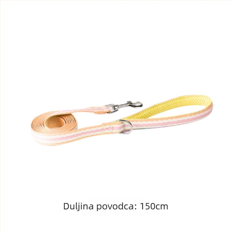 Remen za prsa za pse, bišon, kontrast dopamina, za pse, prsa, leđa, za vanjsku šetnju pasa, prozračna uzica za štence