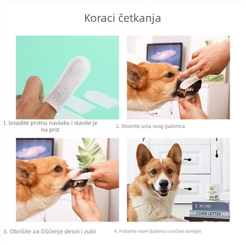 Veleprodaja maramica za čišćenje zubi i prstiju za kućne ljubimce, 50 komada, dezodorans za uklanjanje kamenca za mačke i pse, čišćenje usne šupljine, dostava u jednom komadu