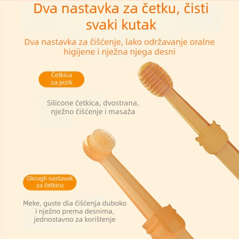 Silikonska četkica za zube za mačke, set četkica za zube za pse, artefakt četkice za zube za kućne ljubimce, proizvodi za čišćenje mačjih zubi na veliko