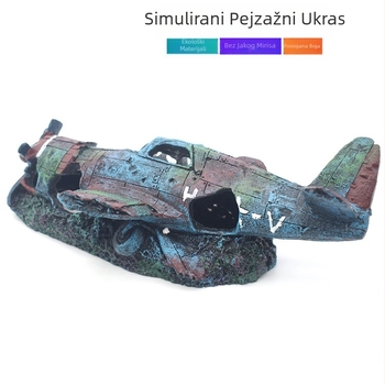 Uređenje akvarija za ribe, mali borac, kreativni ukrasi za ribe i škampe, sklonište, kuća od smole, obrt, mjesto veleprodaje