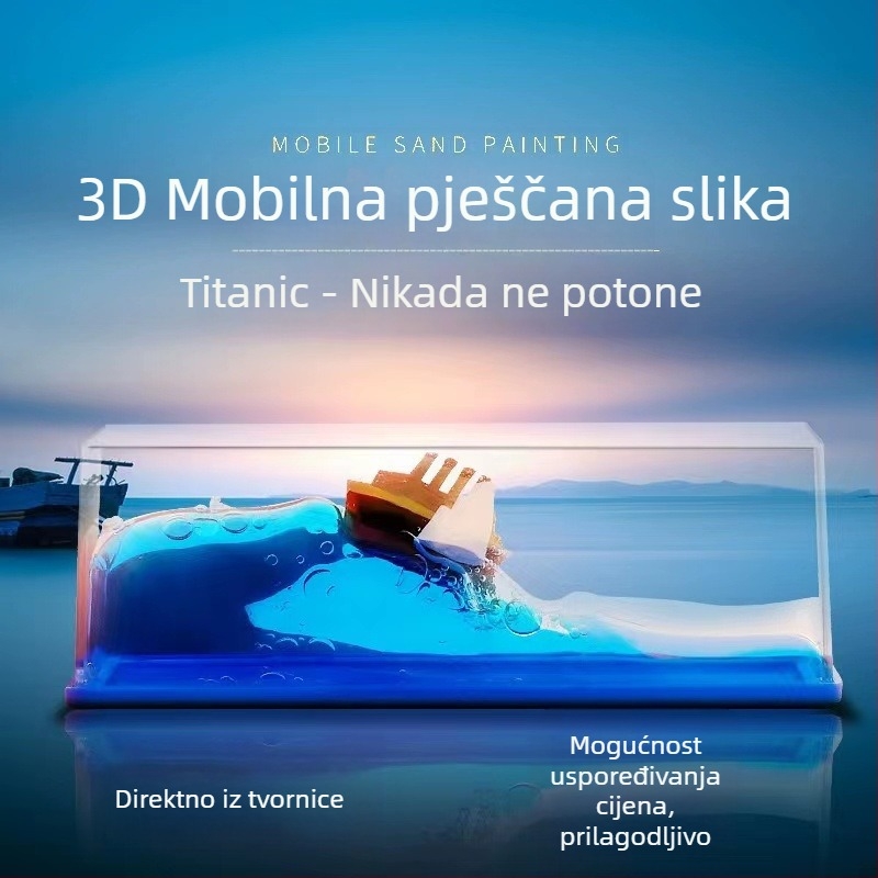 Little Red Book popularna boca za krstarenje istog stila, tekućina za plutanje, ukras za stol, Titanic rođendanski poklon, poklon kutija