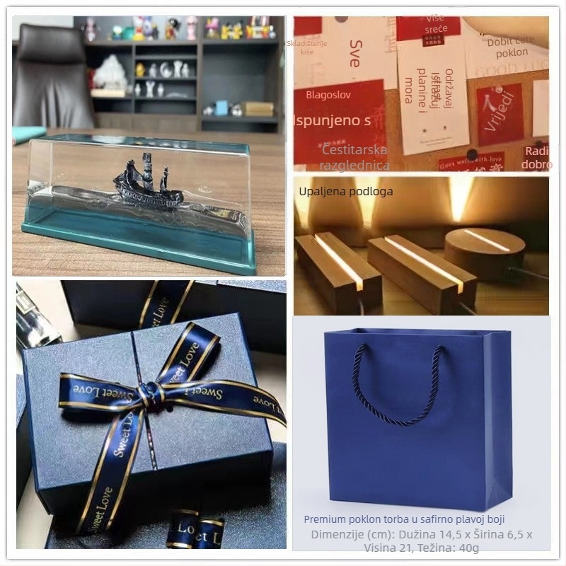 Little Red Book popularna boca za krstarenje istog stila, tekućina za plutanje, ukras za stol, Titanic rođendanski poklon, poklon kutija