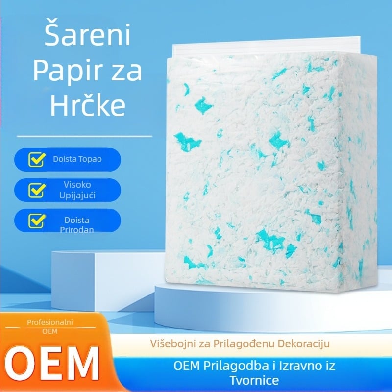 Papir za hrčke, pamučni jastučić za kućne ljubimce, prirodni pamučni papir bez prašine, dezodorans za male životinje, pamučna pulpa, upijajući drveni komadići, pribor za hrčke