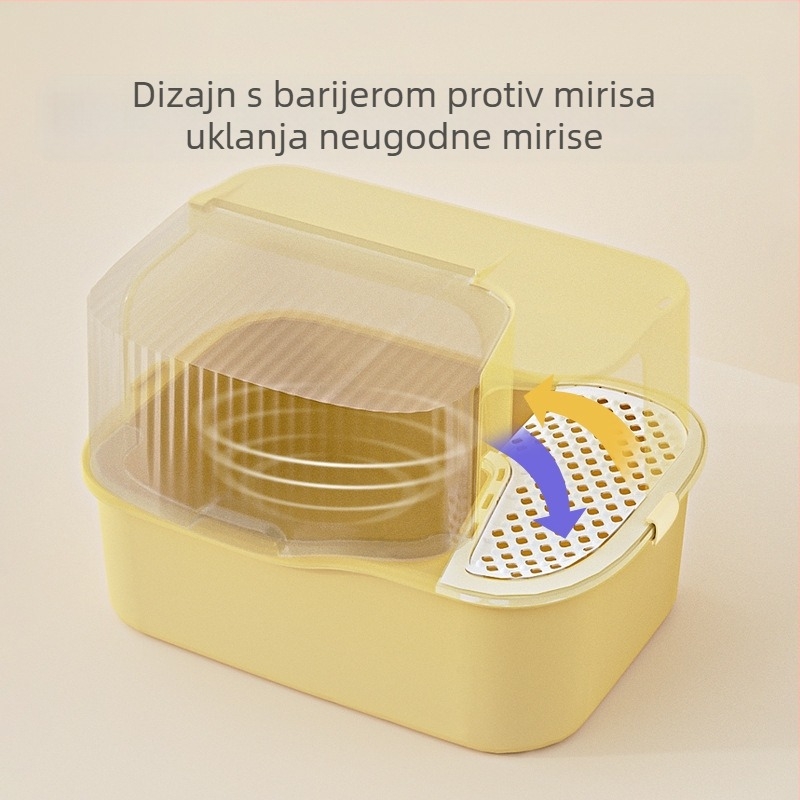 Tvornica, direktna kutija za mačji posip, prevelika, hodnik, protiv prskanja, potpuno zatvorena, umivaonik za mačji posip, dezodorans za mačji WC