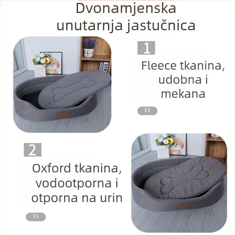 Kućni ljubimci Topla zima Četiri godišnja doba Univerzalna odvojiva i periva jesenska i zimska prostirka za spavanje mačaka za uzgajivačnicu i opremu za kućne ljubimce
