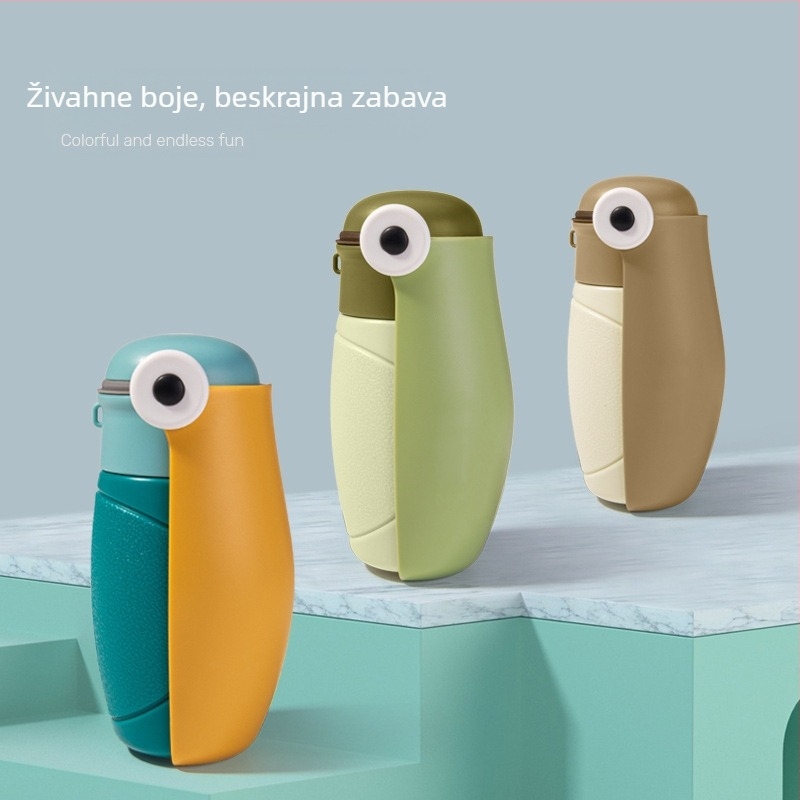 Prekogranična nova prijenosna šalica za kućne ljubimce, uređaj za piće za pse velikog kapaciteta, šalica za vodu za kućne ljubimce