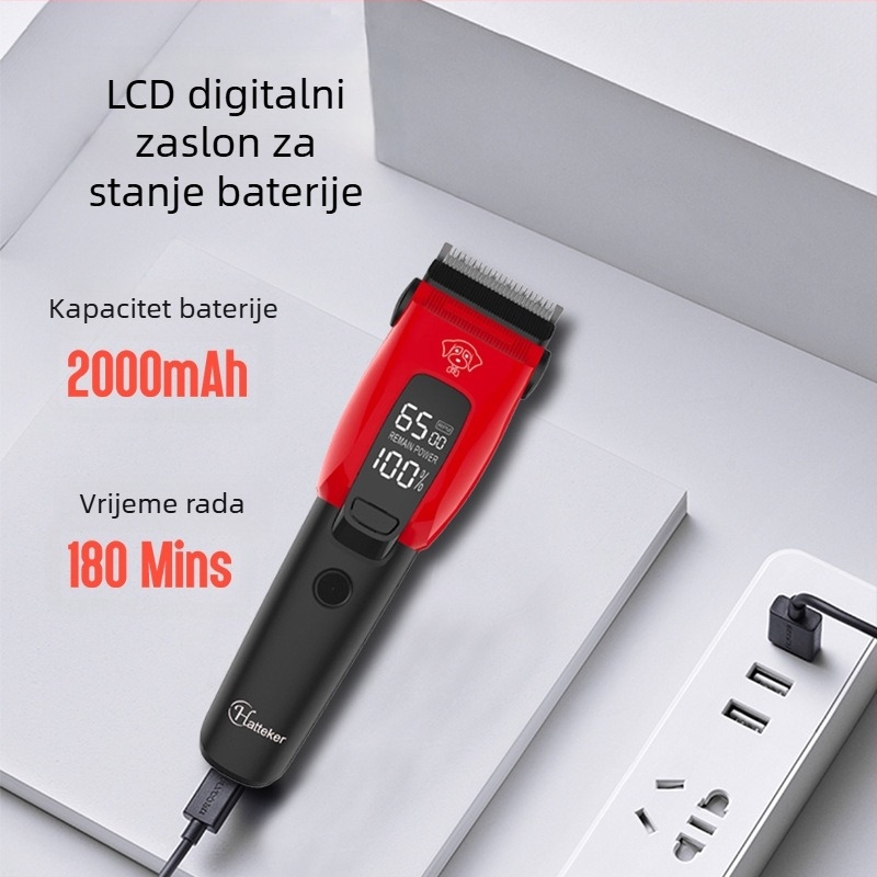 Električni stroj za šišanje za kućne ljubimce, električni stroj za šišanje za pse, stroj za brijanje za mačke, stroj za šišanje za pse, stroj za šišanje za pse prekogranični