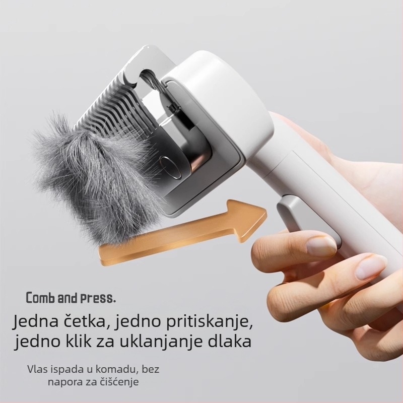 Češalj za raspetljavanje kućnih ljubimaca Tanki češalj Češalj za pse Češalj za mačke Češalj za uklanjanje dlaka Češalj za pse i mačke Češalj za uklanjanje dlaka za pse i mačke