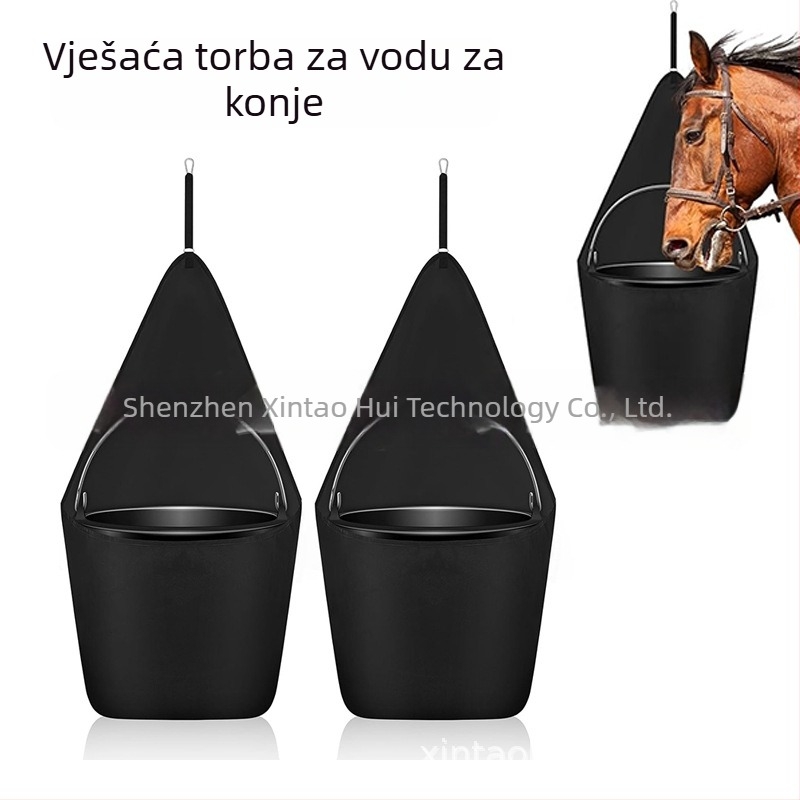 Viseći stalak za kante za prikolicu za konje, vreća za pohranu, viseća kanta za hranu za konje, viseća vreća za hranjenje, kanta od 5 galona za pohranu konja