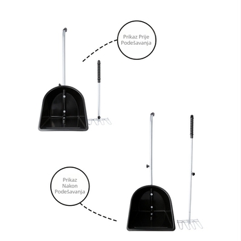 Lopata za smeće, Vile za gnoj, Alat za konjsku sobu, Lopata za gnoj, Sakupljač gnoja, Orma, Tvornica konjičke opreme 8802032