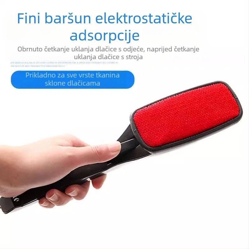 Kućna odjeća, elektrostatička četka za kemijsko čišćenje, bijela dvostrana rotirajuća četka za uklanjanje prašine s kaputa, četka za uklanjanje dlačica