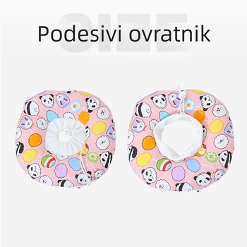 Mačka Elizabeth Ring Pokrivalo za glavu Mekani prsten za vrat sramota Protiv ugriza Postoperativni Protiv lizanja Vodootporni Kirurški pribor za sterilizaciju