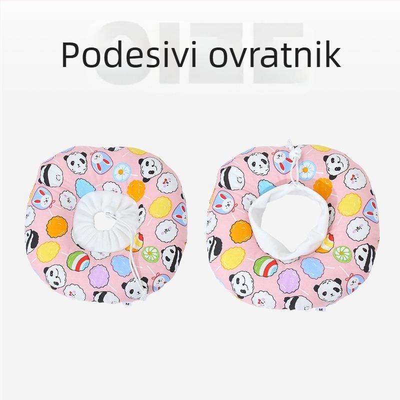 Mačka Elizabeth Ring Pokrivalo za glavu Mekani prsten za vrat sramota Protiv ugriza Postoperativni Protiv lizanja Vodootporni Kirurški pribor za sterilizaciju