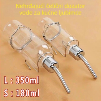 Pojilica od nehrđajućeg čelika za štene, hrčka, zeca, viseća automatska loptica za napajanje, čajnik za psa