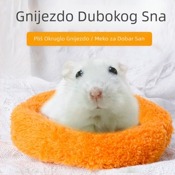 Prostirka za gnijezdo za hrčke, gnijezdo za kućne ljubimce, hrčak, jež, činčila, zečevi, prostirka za kućne ljubimce, arktički baršun, topla pamučna prostirka za gnijezdo
