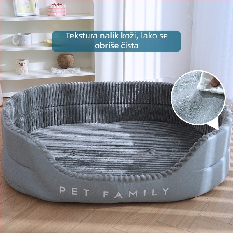 Kennel Four Seasons Univerzalni zimski topli krevet za pse, veliki pas, zlatni retriver, periva prostirka za kućne ljubimce, zimski krevet za pse