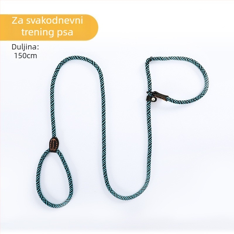 Tvornica veleprodaje P užeta za obuku pasa, produženo 2,5 m debelo P lanac, uvlačivo integrirano uže za vuču kućnih ljubimaca, lako povlačenje