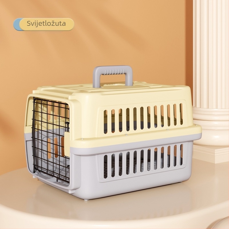 Avionski transportni kavez za kućne ljubimce, Medicinski transportni kavez za mačke, Kavez za mačke, Kavez za pse, Transportni kavez za male pse, Prozračan i lagan