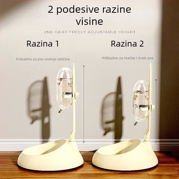 Dozator vode za pse, dozator vode za mačke i zečeve, mobilni dozator vode za kućne ljubimce, automatski kuhalo za pse bez utičnice