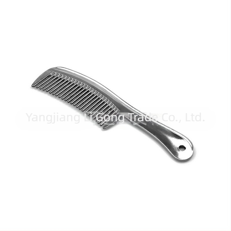 Češalj za kućne ljubimce s drvenom ručkom i otvorenim čvorom, češalj od aluminijske legure, češalj za njegu konja, češalj za dlaku sa širokim zupcima, češalj za kućne ljubimce