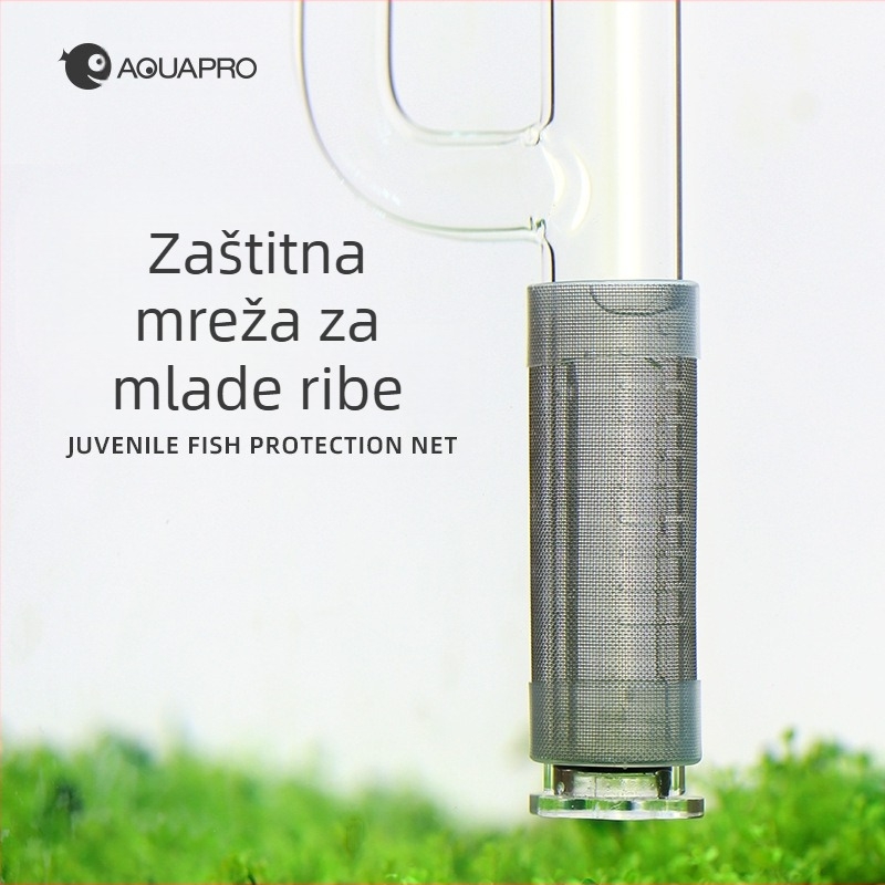 Enchant filter za ribe od nehrđajućeg čelika, zaštitni rukav za ulaz vode, pamučni rukav, zaštitna mrežica za mlade kozice, protiv usisavanja