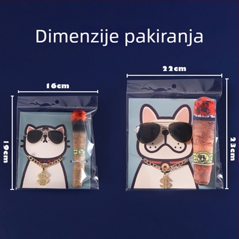 Vanjska trgovina kućni ljubimac dolar dijamantni privjesak zlatna ogrlica sunčane naočale cigara mačka trava igračka sjeverni dio države mačka pas odijelo hip hop