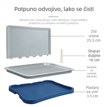 Prekogranične eksplozije pseći WC za velike, male i srednje pseće ravne zidne plišane rešetke za pseći WC iz tvornice, izravna opskrba