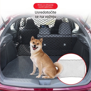 Prekogranična visokoprodavana mreža za izolaciju kućnih ljubimaca, mreža za blokiranje kućnih ljubimaca na stražnjem sjedalu automobila, sigurnosna mreža za pse u prtljažniku