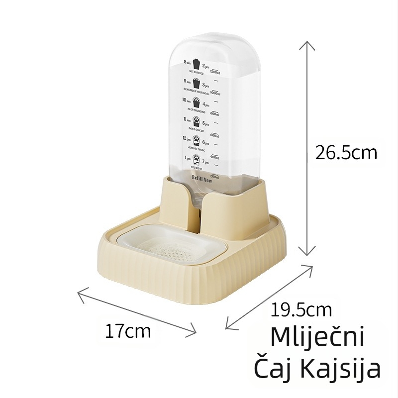 Cjelogodišnji unutarnji sifon za kućne ljubimce, filtracija za cirkulaciju mačaka bez mokrih usta, velikog kapaciteta, posuđe za pranje plišanih pasa