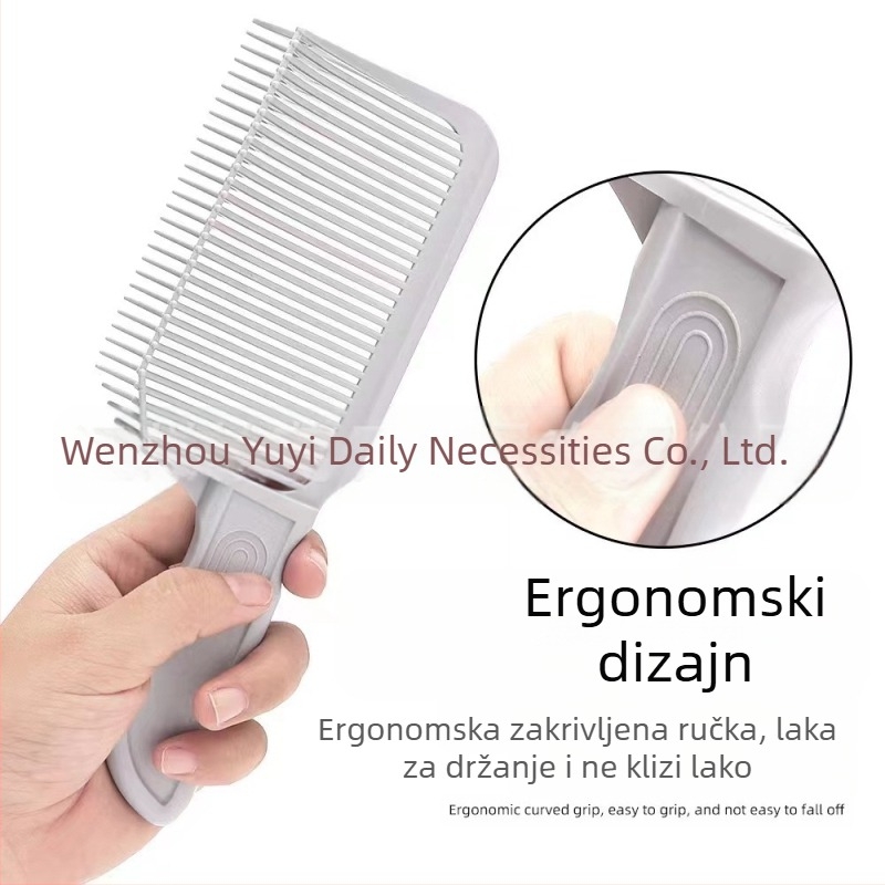 Novi muški češalj za šišanje kose, brijačski češalj, pomoćni uređaj za šišanje, ravni češalj, samostalni češalj za kosu