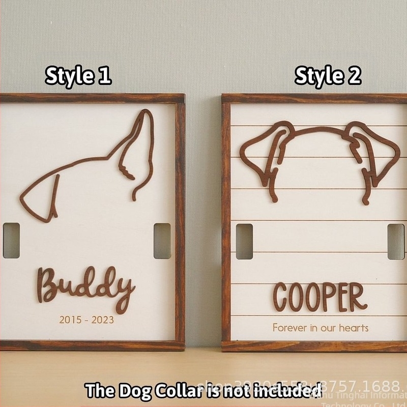 Prekogranične eksplozije, minimalna narudžba, drveni obrti, kuka za popravak kućnih ljubimaca, ukrasi za ogrlice za štene, prodaja u Europi i Sjedinjenim Državama u inozemstvu