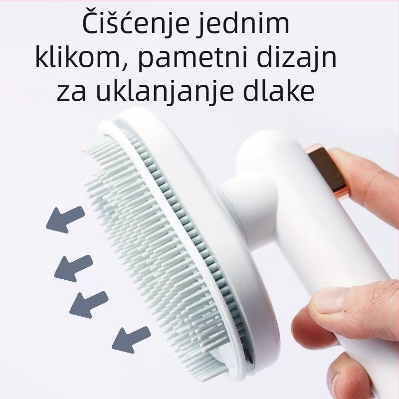 Rotirajući češalj za kućne ljubimce, inteligentna četka za čišćenje i uklanjanje dlaka, češalj za mačke i pse, parni češalj protiv muha, automatsko punjenje, pribor za kućne ljubimce