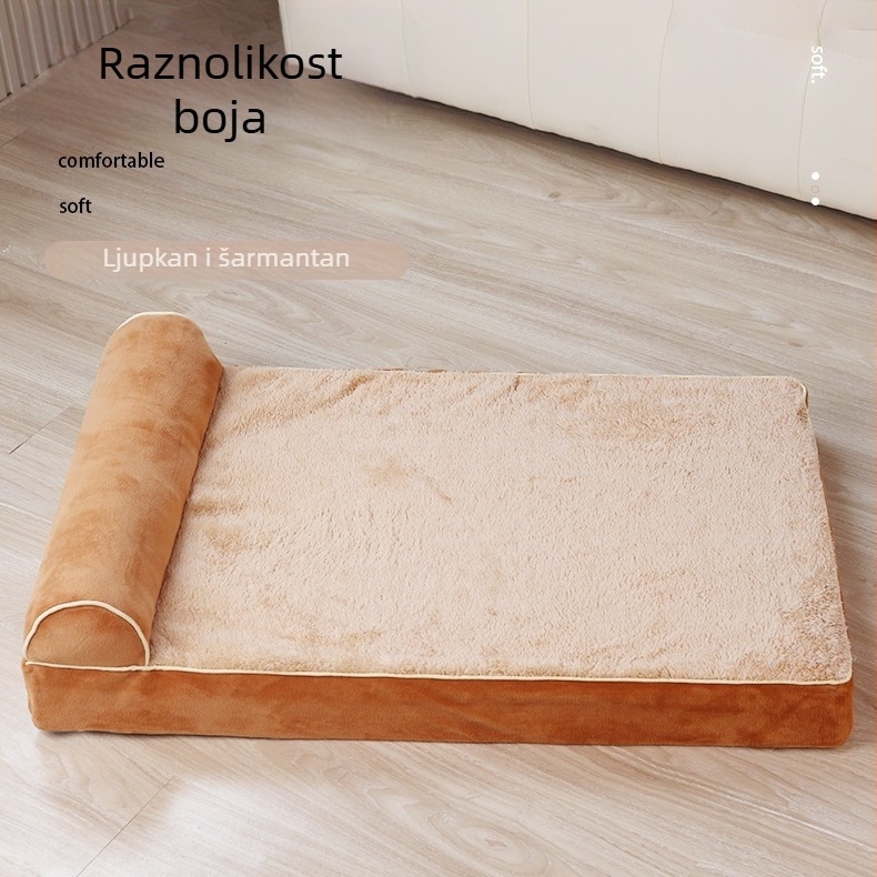 Amazonova nova spužvasta prostirka za mačke, prostirka za pse, kućica za mačke, kućica za pse za velike, srednje i male pse, jednostruki naslon za ruke, kauč za kućne ljubimce, gnijezdo