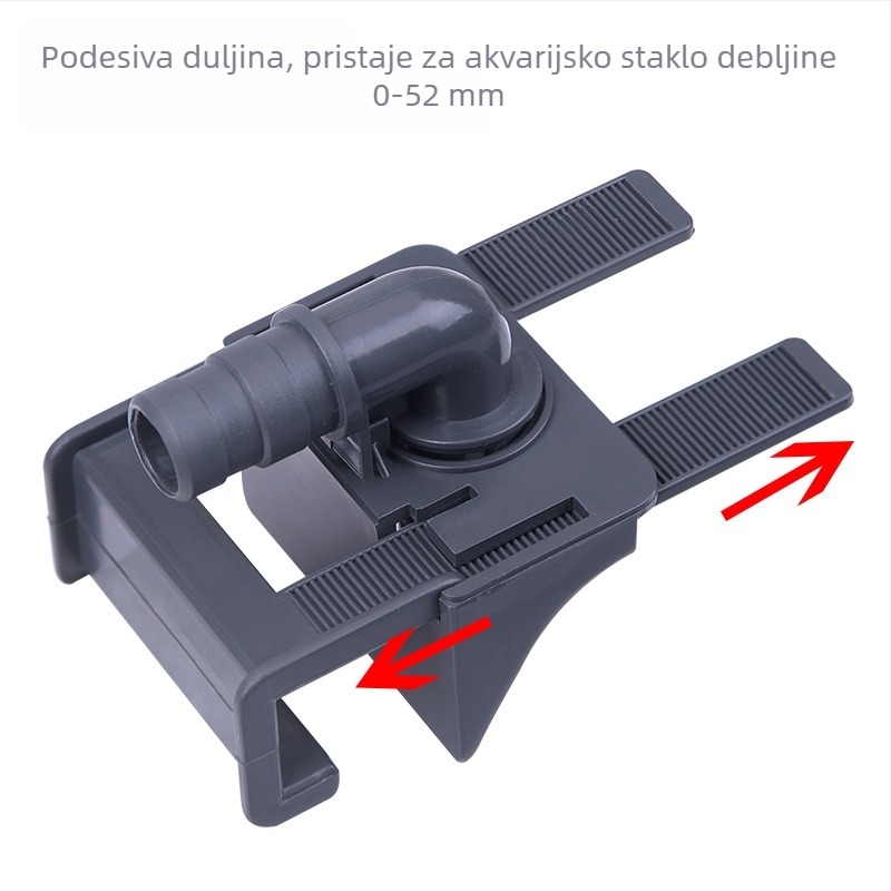 Mijenjanje vode u akvariju Fiksni stalak Priključak za akvarijsku cijev za vodu Fiksni stalak Nosač crijeva za cijev za vodu Fiksna kopča za cijev za vodu