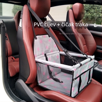 Prekogranična jastuk za kućne ljubimce, prostirka za mačke i auto, mrežasta vrećica za vješanje, prostirka za pse i auto, putna, prozračna torba za kućne ljubimce, protiv vrtoglavice