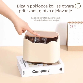 WC za skupljanje mačjeg smeća, posuda za mačji pijesak, posebna kanta za mačji pijesak, zatvorena kanta za mačji izmet, pribor za kućne ljubimce
