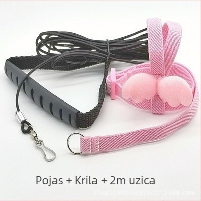 Remen za uže za letenje papiga Uže za hodanje ptica Tigrova koža Xuanfeng Malo sunce Ultra lagano vučno uže bez stopala