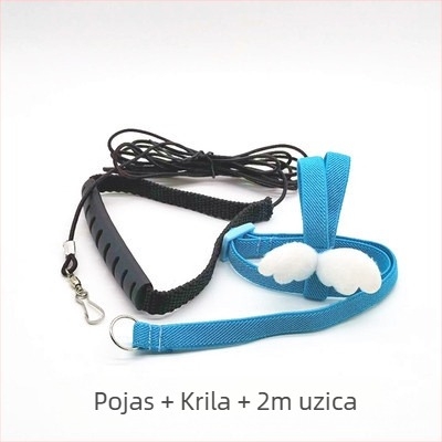 Remen za uže za letenje papiga Uže za hodanje ptica Tigrova koža Xuanfeng Malo sunce Ultra lagano vučno uže bez stopala