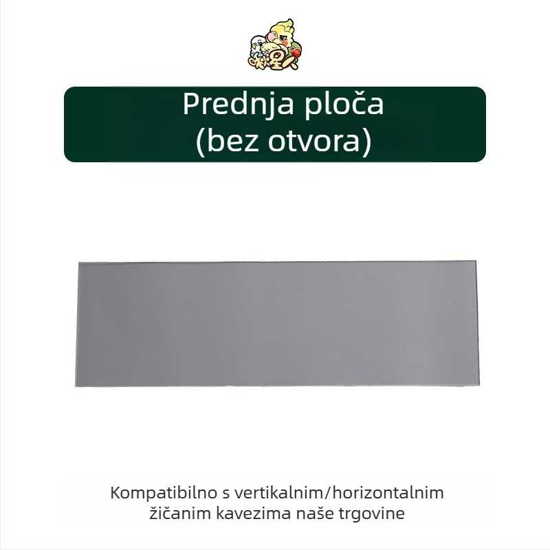 Miyagi Parrot Pribor za ptice, Daquan gornji stalak za pohranu, koloturna stanica, šipka, kutija za hranu, prozirna ploča, ekskluzivna pregrada