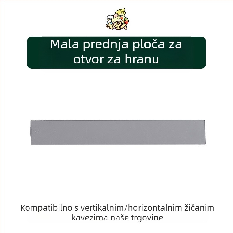 Miyagi Parrot Pribor za ptice, Daquan gornji stalak za pohranu, koloturna stanica, šipka, kutija za hranu, prozirna ploča, ekskluzivna pregrada