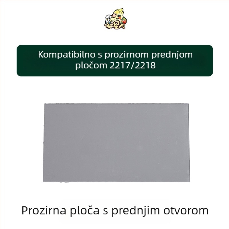 Miyagi Parrot Pribor za ptice, Daquan gornji stalak za pohranu, koloturna stanica, šipka, kutija za hranu, prozirna ploča, ekskluzivna pregrada