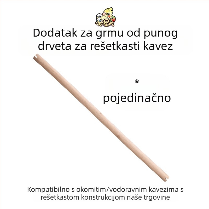 Miyagi Parrot Pribor za ptice, Daquan gornji stalak za pohranu, koloturna stanica, šipka, kutija za hranu, prozirna ploča, ekskluzivna pregrada