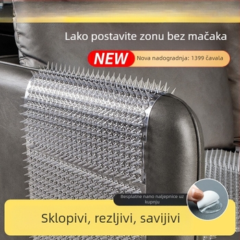 Proti mačkama, prostirka za mačje trnje, gornji dio kreveta, jastuk za penjanje po trnju, zaštita od trnja, izolacija za mačke, ograničeno područje, drvena mreža od trnja