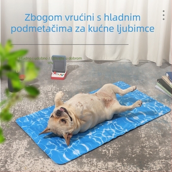 Kraljevsko plava podloga za hlađenje kućnih ljubimaca, prekogranična podloga za led za kućne ljubimce, ljetna podloga za led s gel spužvom za kućne ljubimce